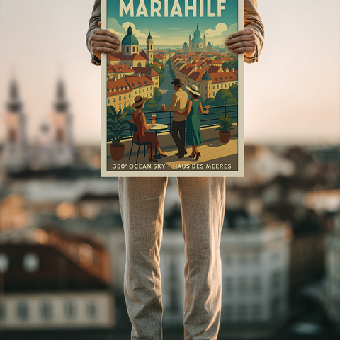 Wien Poster – Haus des Meeres, Mariahilf (6. Bezirk)