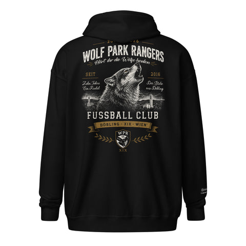 DSG Wolf Park Rangers, 10 Jahre Rudel Zip-Hoodie mit gesticktem Crest