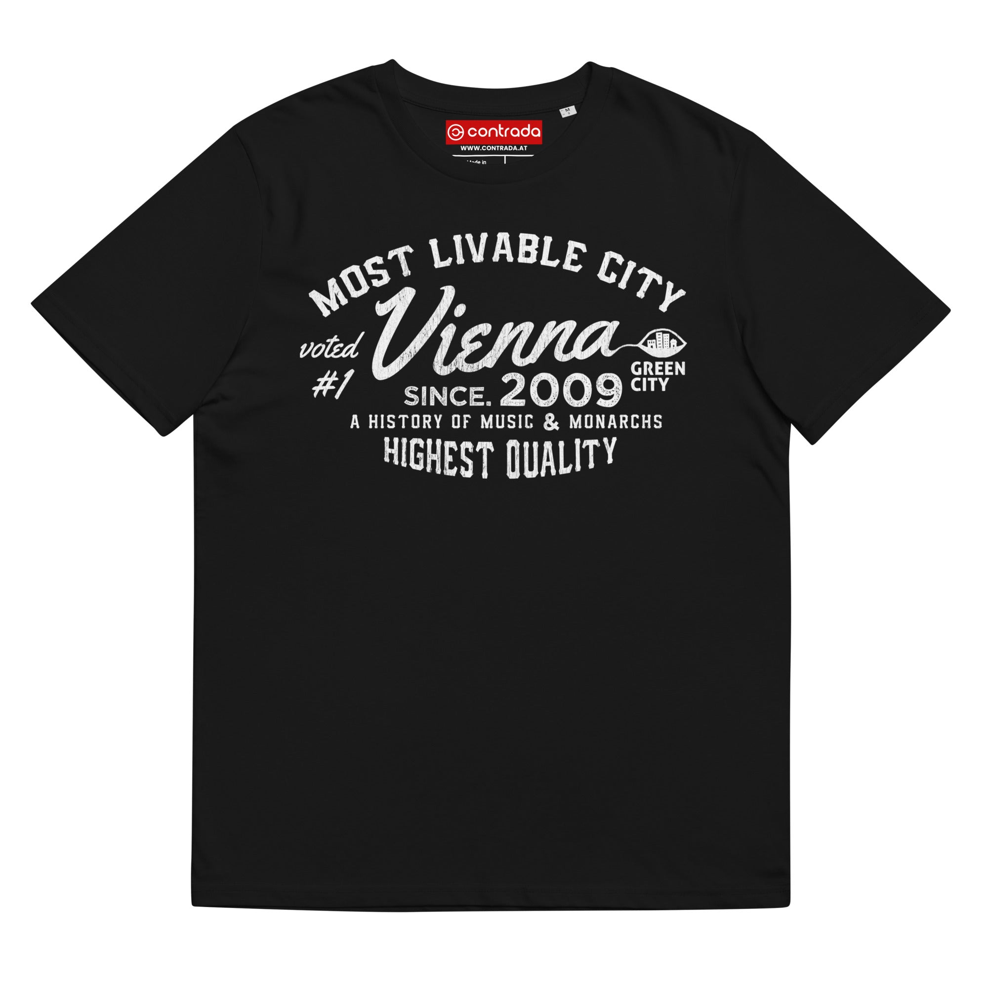 00., Vienna, Wien, "Most Livable City", Classic Premium, Bio-Baumwoll-T-Shirt