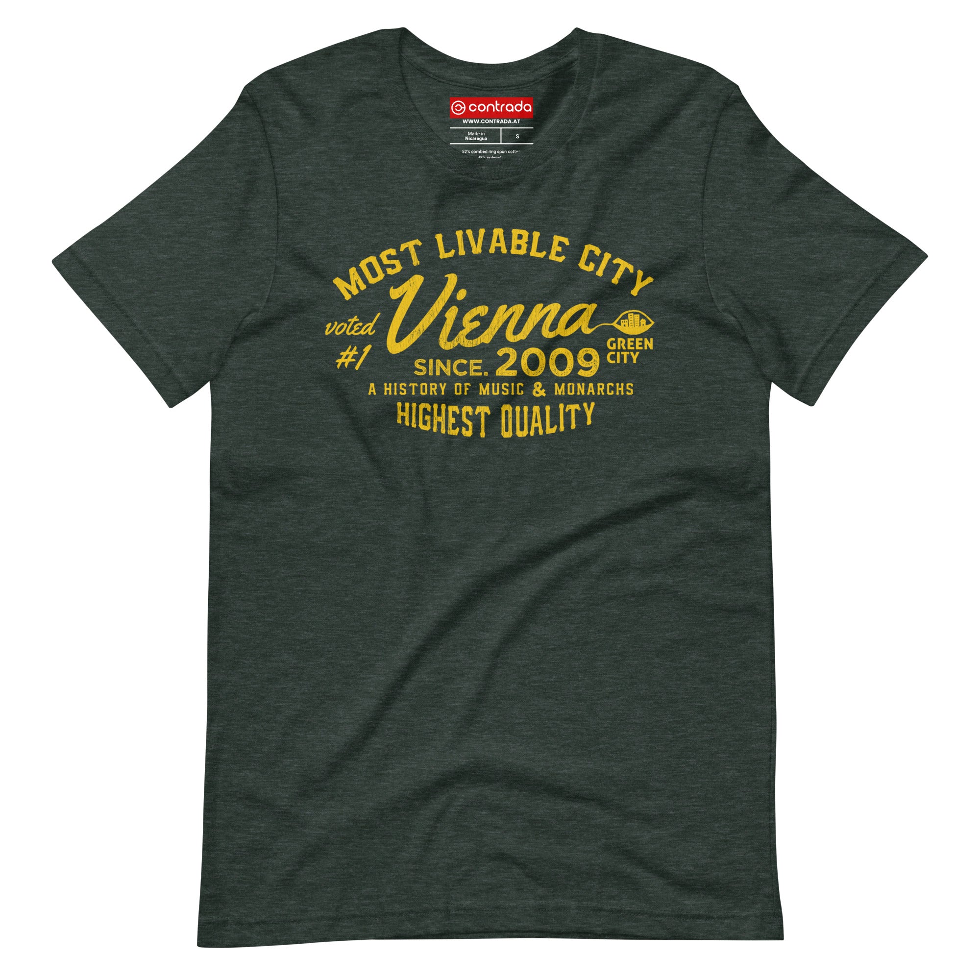 00., Vienna, Wien, "Most Livable City", Modern Basic, Unisex-T-Shirt