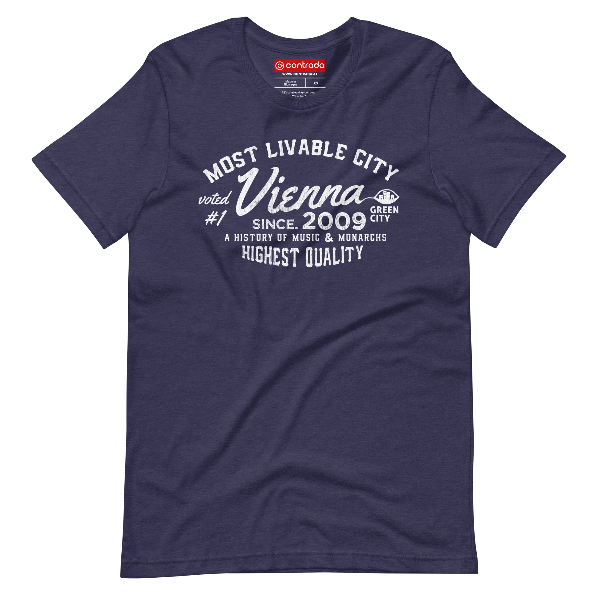 00., Vienna, Wien, "Most Livable City", Modern Basic, Unisex-T-Shirt