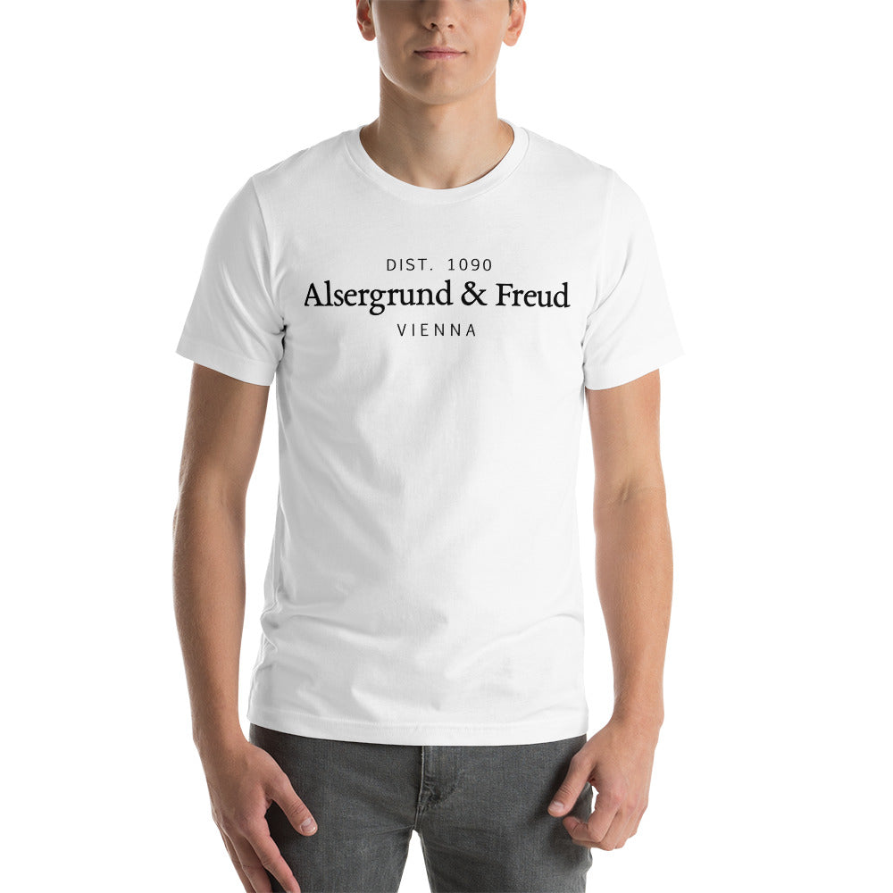 09., Alsergrund, Wien, „Alsergrund & Freud" (v2), Modern Basic Unisex-T-Shirt
