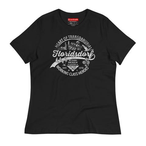 21., Floridsdorf, Wien, „Americana“, Premium Lockeres Damen T-Shirt