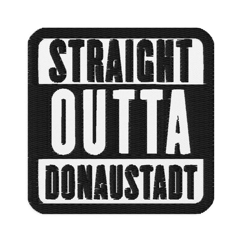 22., Donaustadt, Wien, „Straight Outta“, Gestickte Aufnäher