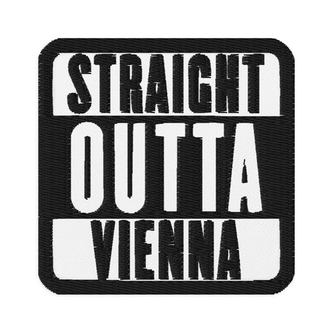00., Vienna, Wien, „Straight Outta“, Gestickte Aufnäher
