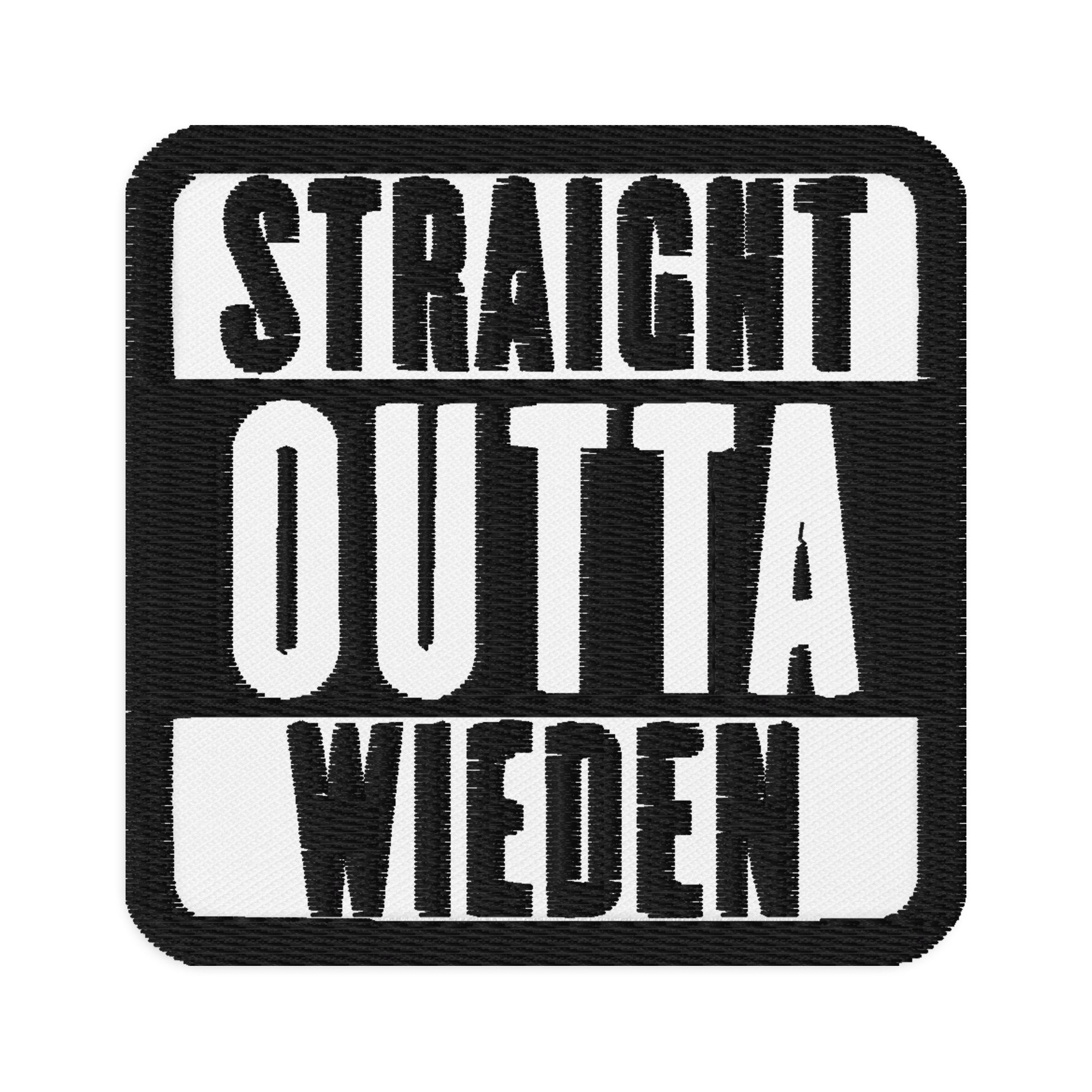 04., Wieden, Wien, „Straight Outta“, Gestickte Aufnäher