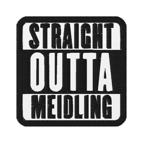 12., Meidling, Wien, „Straight Outta“, Gestickte Aufnäher