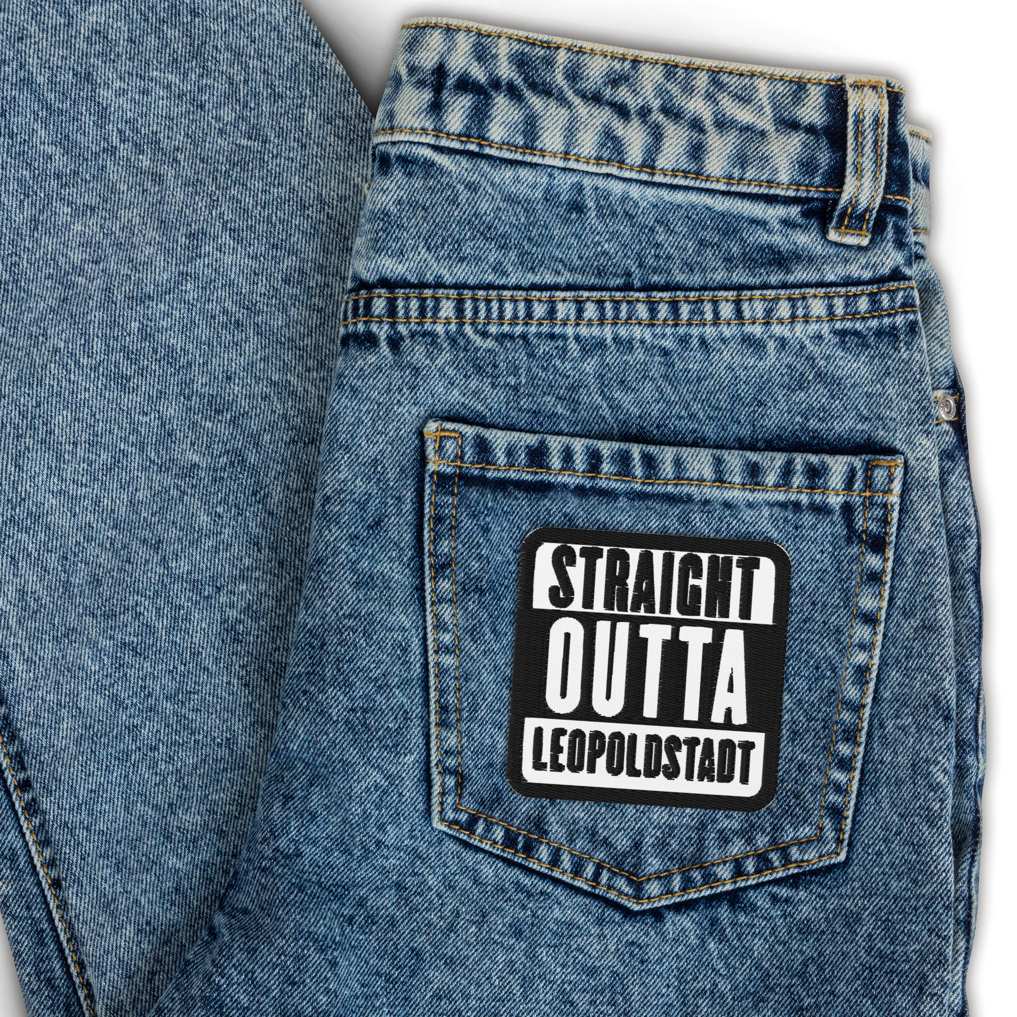 03., Landstrasse, Wien, „Straight Outta“, Gestickte Aufnäher