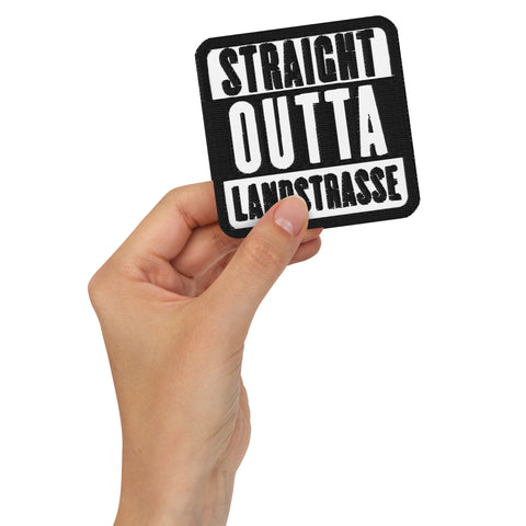 03., Landstrasse, Wien, „Straight Outta“, Gestickte Aufnäher