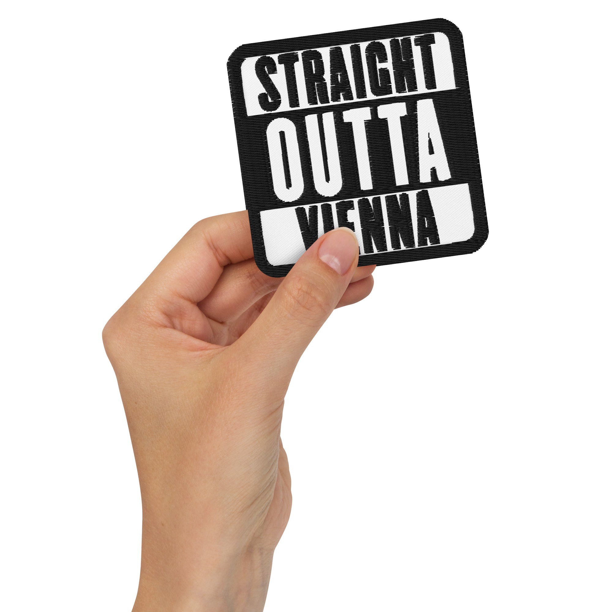 00., Vienna, Wien, „Straight Outta“, Gestickte Aufnäher