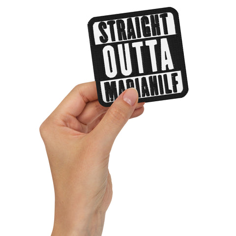 06., Mariahilf, Wien, „Straight Outta“, Gestickte Aufnäher