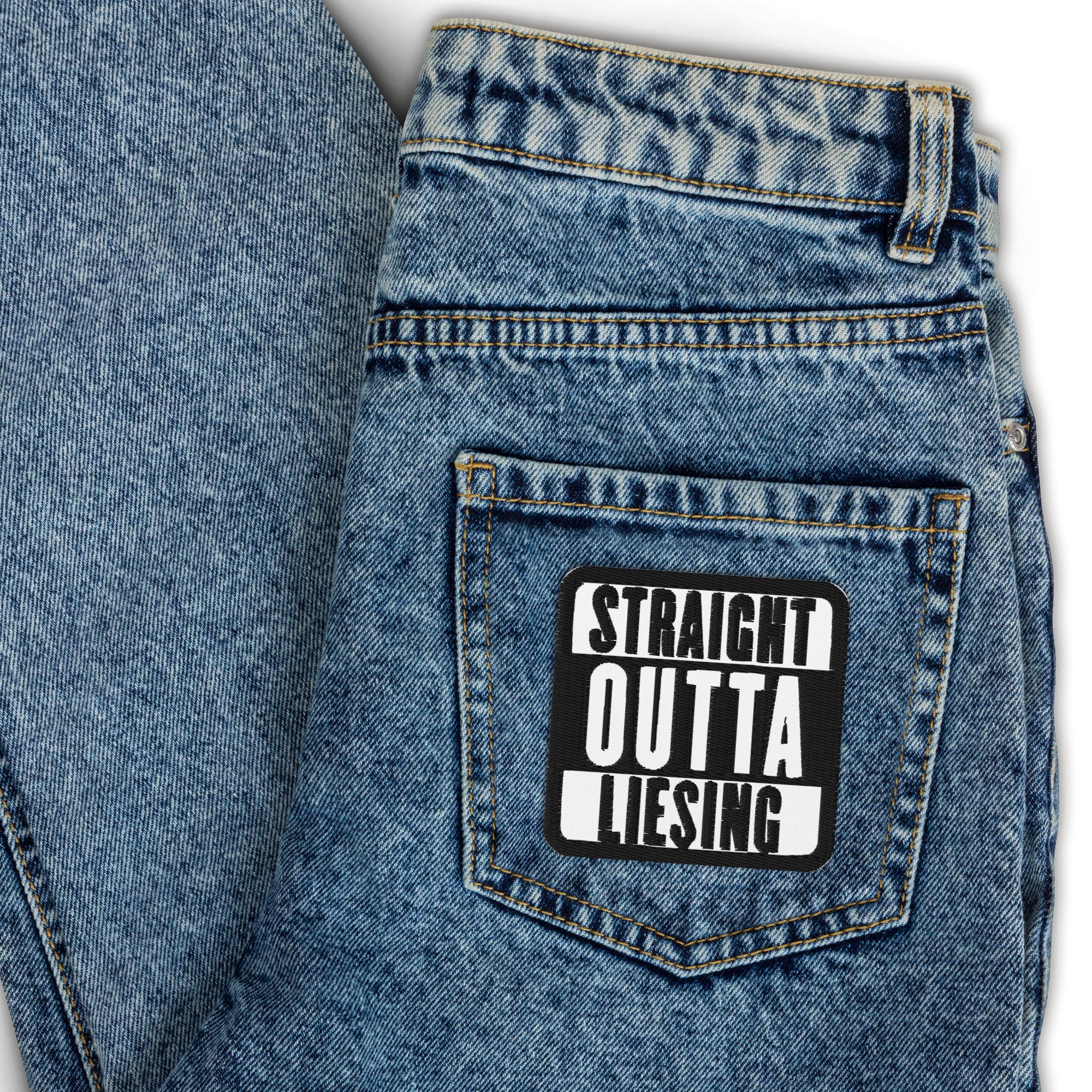 23., Liesing, Wien, „Straight Outta“, Gestickte Aufnäher