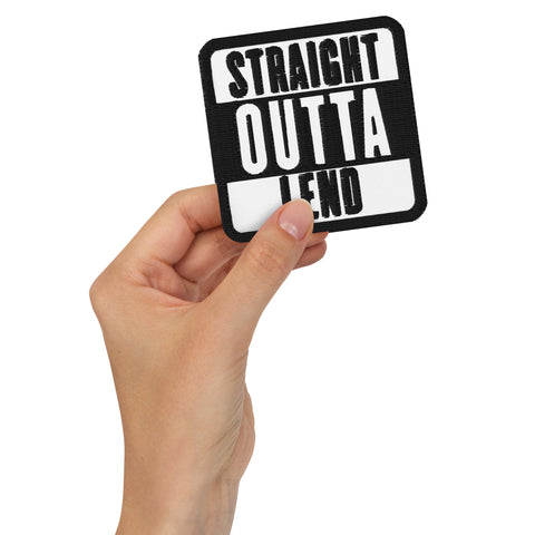 04., Lend, Graz, „Straight Outta“, Gestickte Aufnäher