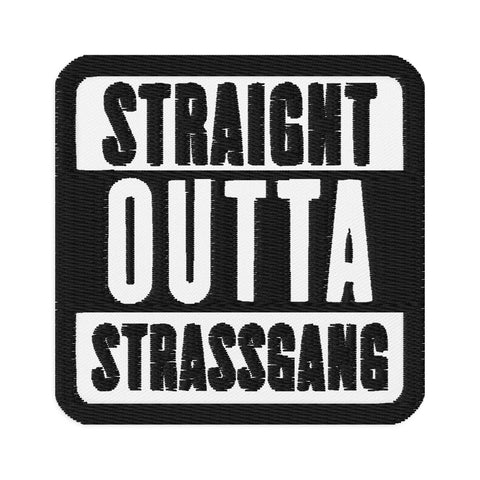 16., Strassgang, Graz, „Straight Outta“, Gestickte Aufnäher