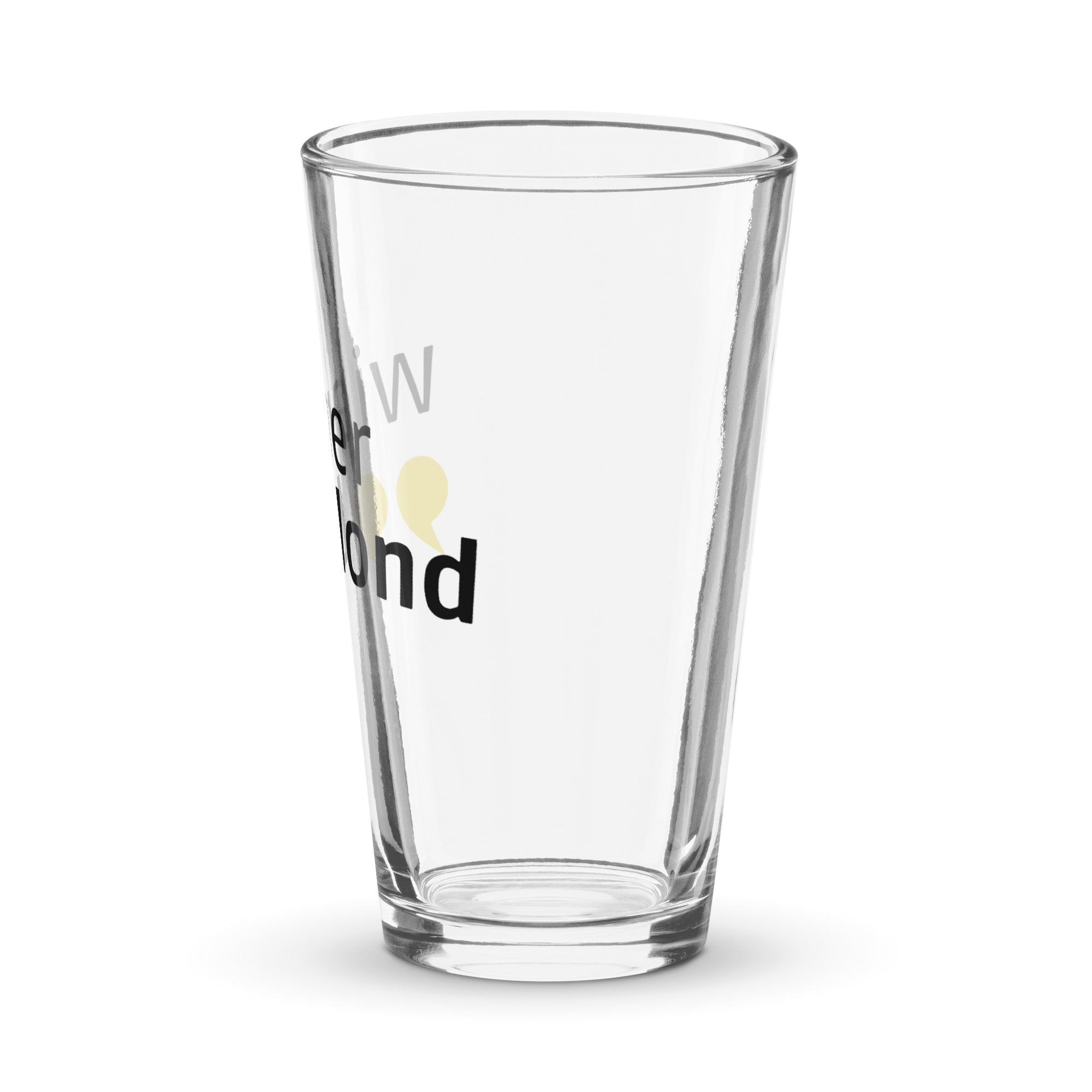 Wiener Blond, „Band Logo Merch", Pint-Glas (473ml)