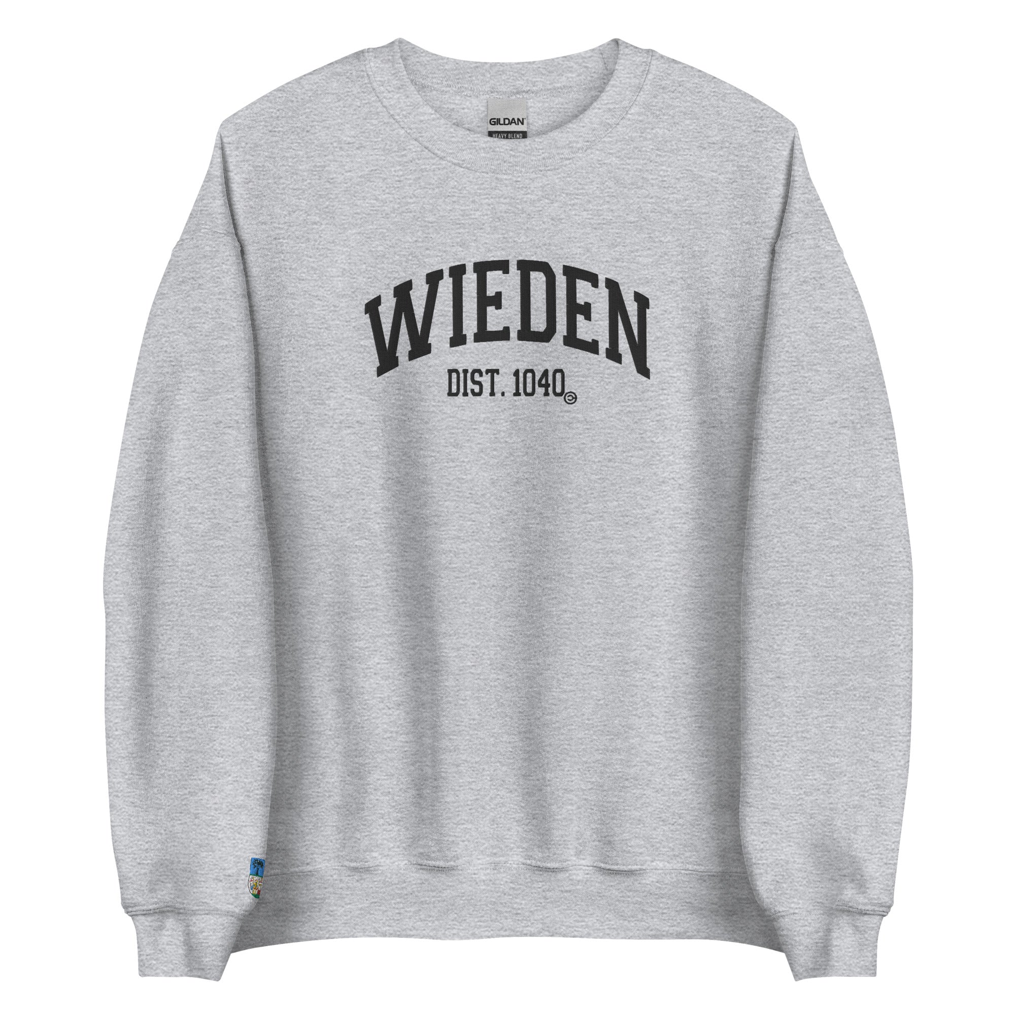 04., Wieden, Wien „Atletica", Basic Bestickter Unisex-Pullover