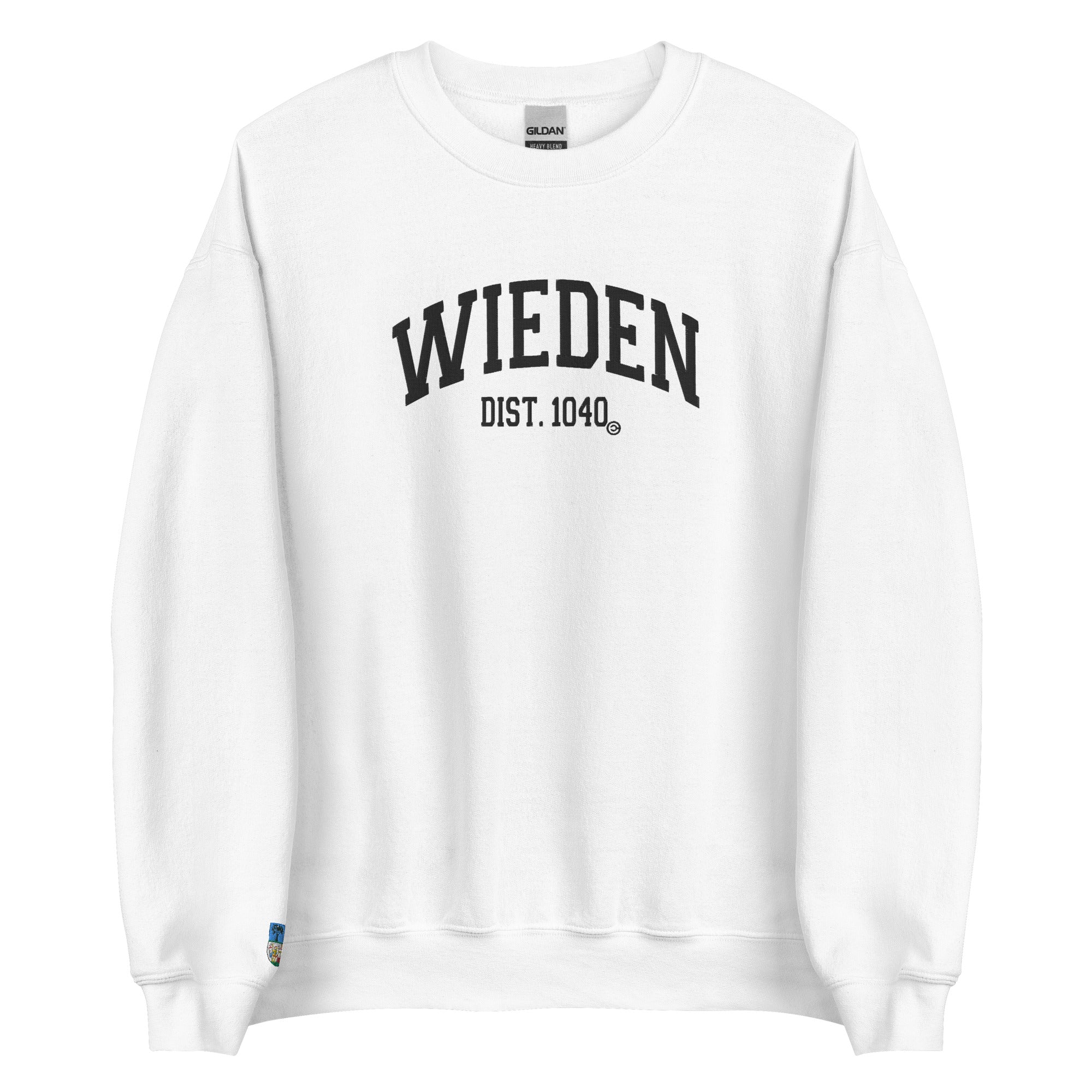 04., Wieden, Wien „Atletica", Basic Bestickter Unisex-Pullover