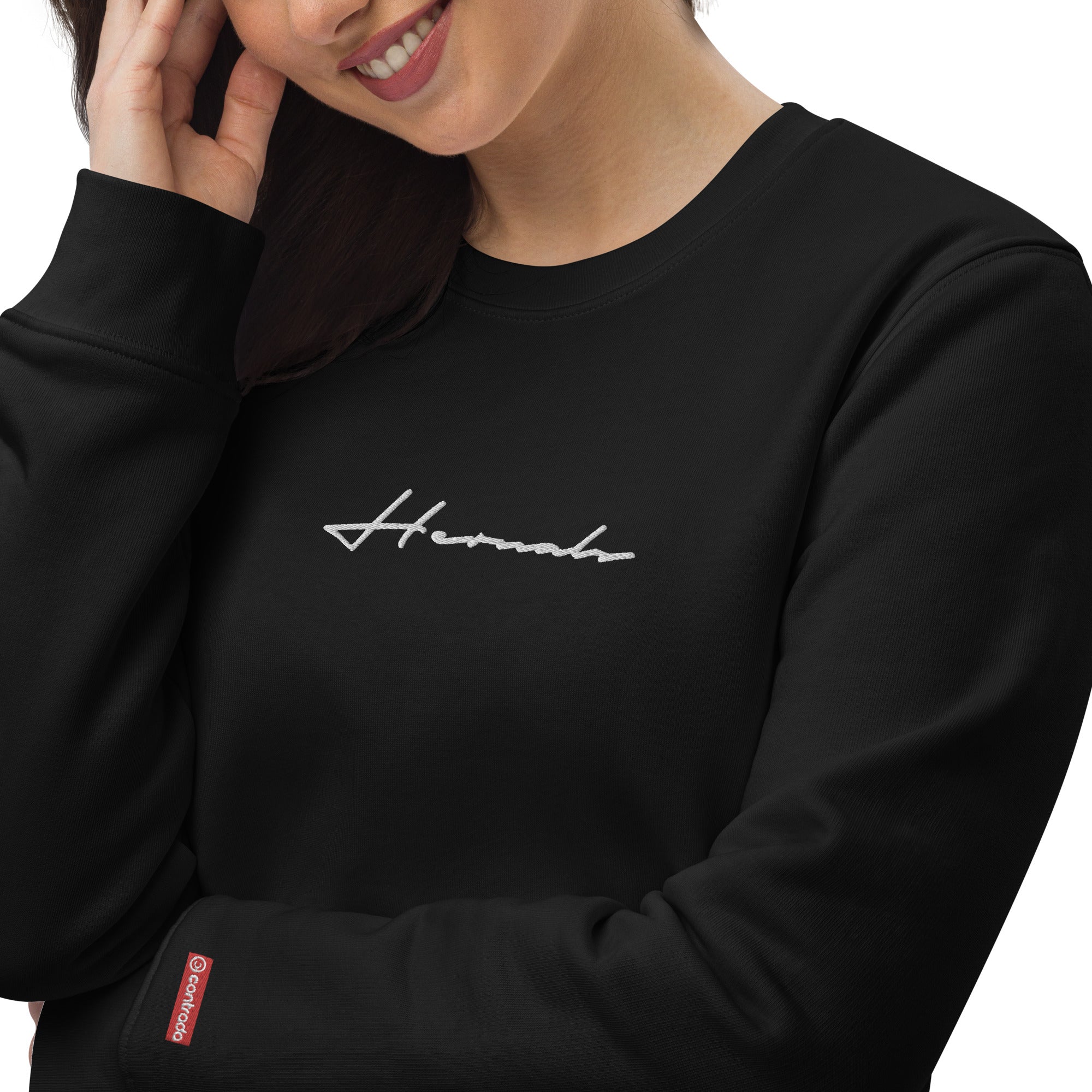 17., Hernals, Wien, "Autografo", Premium Bestickter Unisex-Pullover