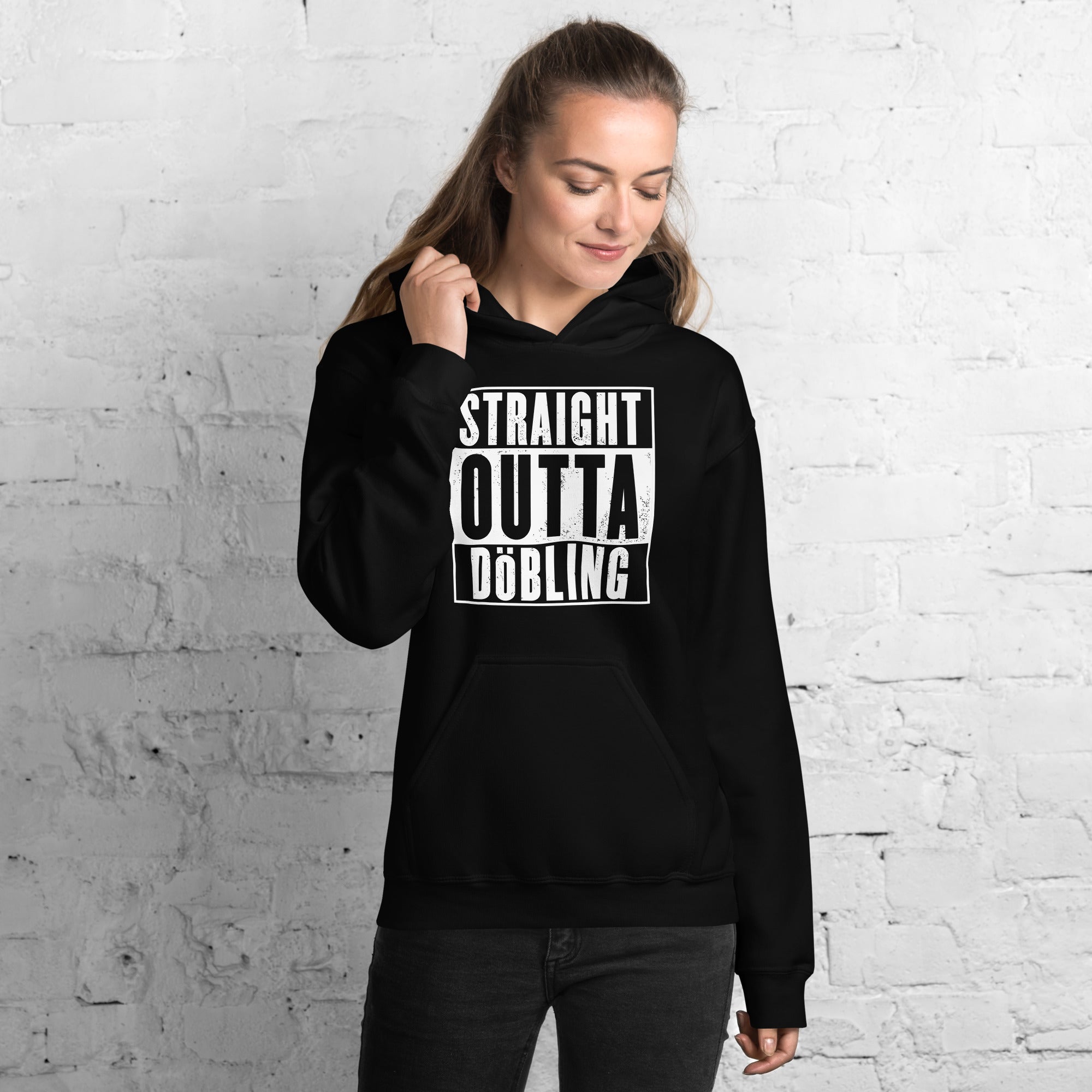 19., Döbling, Wien, „Straight Outta“, Basic Hoodie