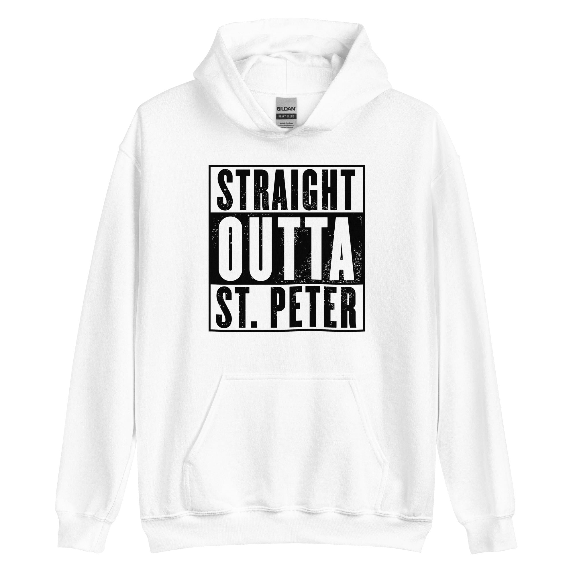 08., St-Peter, Graz, „Straight Outta“, Basic Hoodie