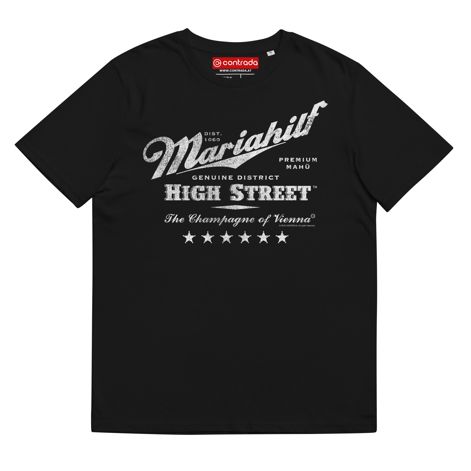 06., Mariahilf, Wien, „Americana“, Classic Premium, 100% Bio-Baumwoll T-Shirt