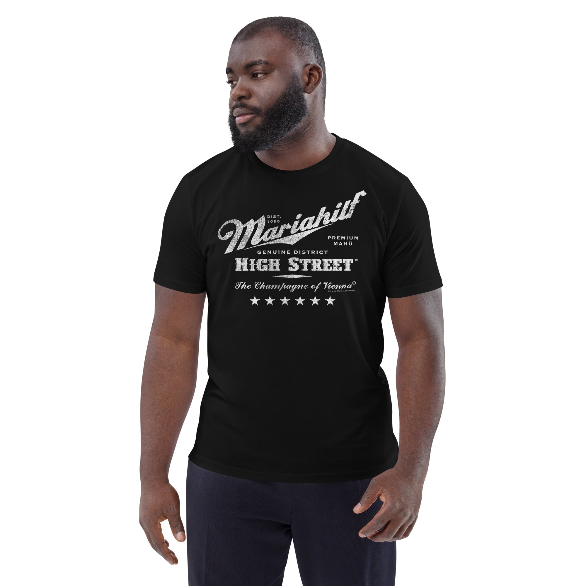 06., Mariahilf, Wien, „Americana“, Classic Premium, 100% Bio-Baumwoll T-Shirt