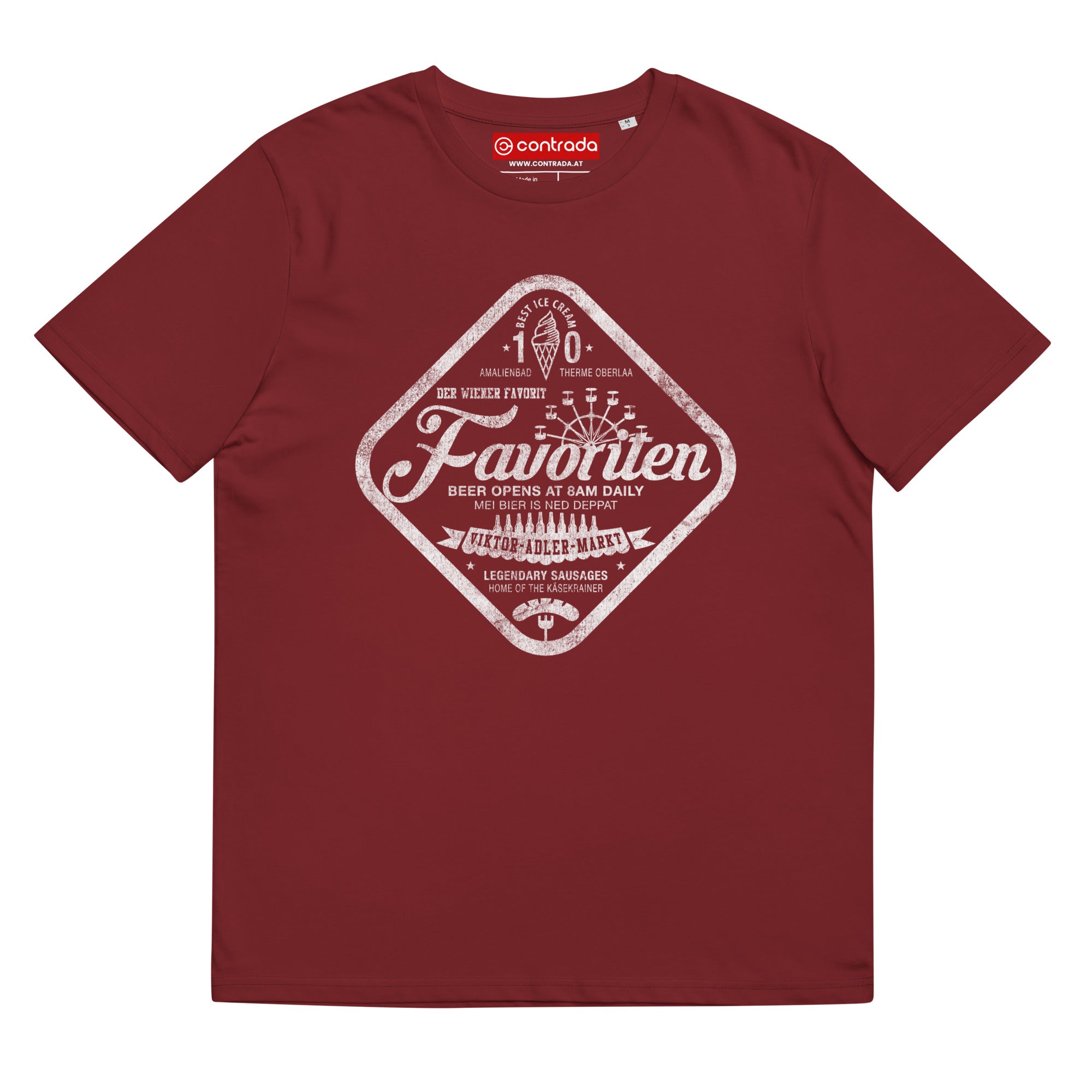 10., Favoriten, Wien, „Americana“, Classic Premium, 100% Bio-Baumwoll T-Shirt