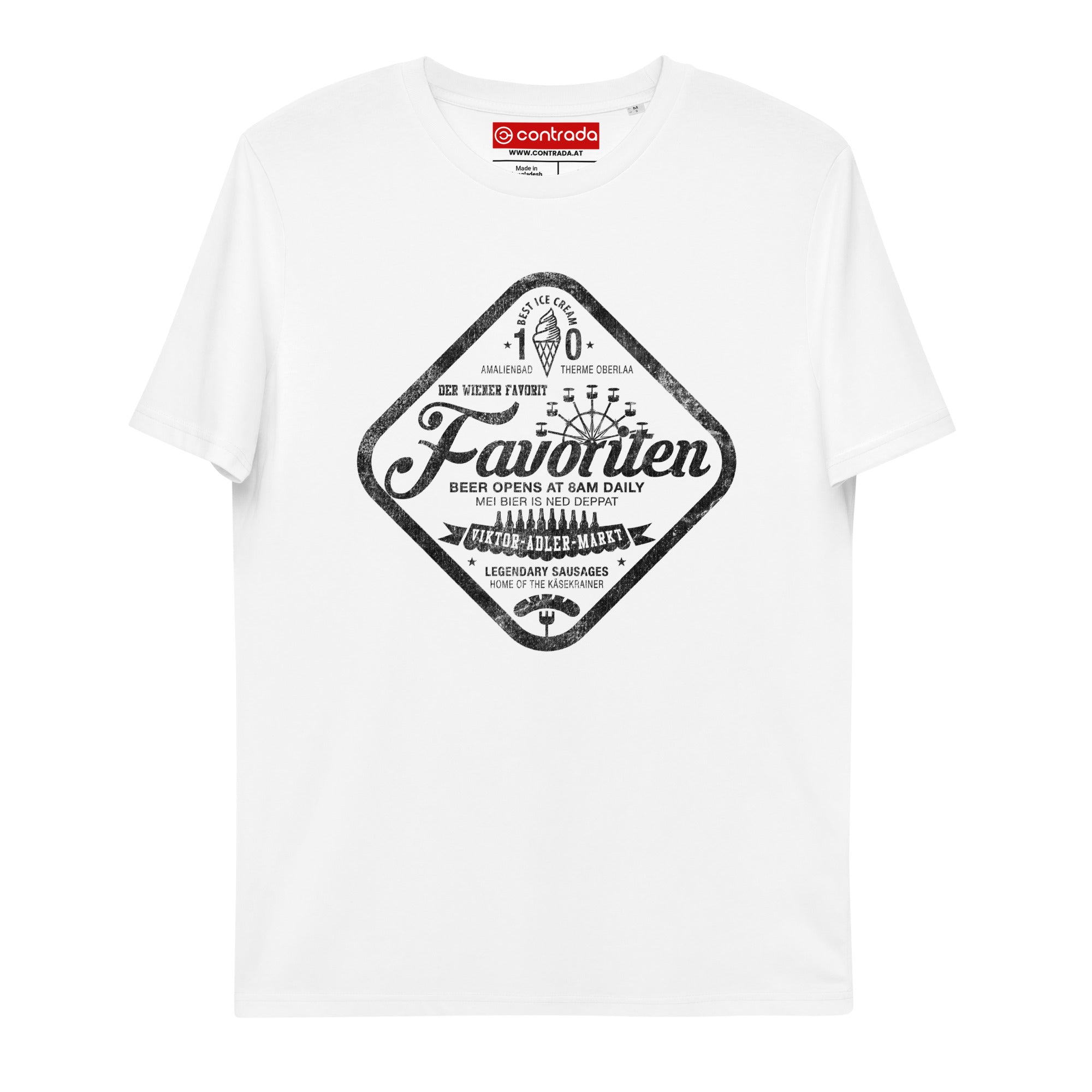 10., Favoriten, Wien, „Americana“, Classic Premium, 100% Bio-Baumwoll T-Shirt