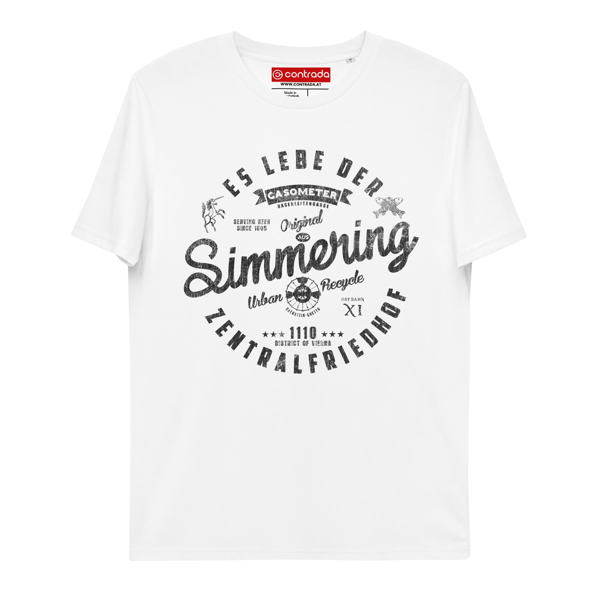 11., Simmering, Wien, „Americana“, Classic Premium, 100% Bio-Baumwoll T-Shirt