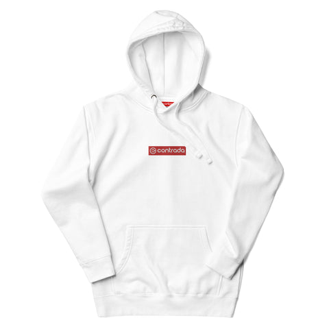 Contrada Logo, Premium Bestickter Unisex-Kapuzenpullover