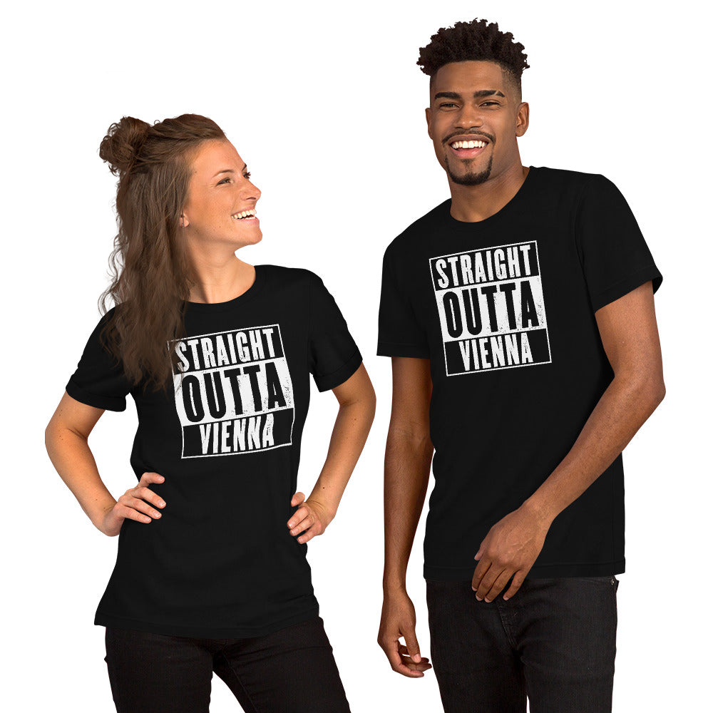 00., Vienna, Wien, „Straight Outta“, Modern Basic T-Shirt