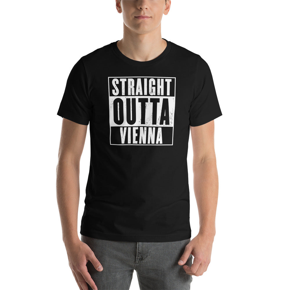 00., Vienna, Wien, „Straight Outta“, Modern Basic T-Shirt