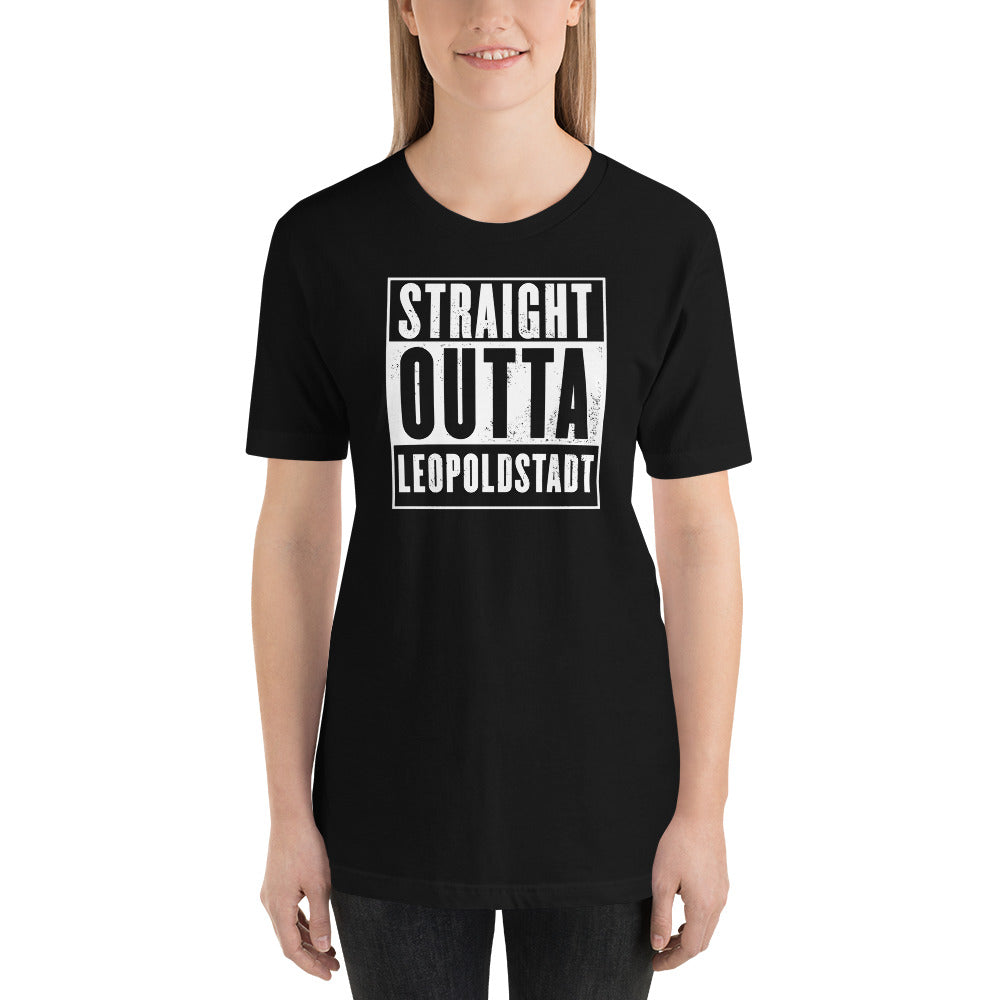 02., Leopoldstadt, Wien, „Straight Outta“, Modern Basic T-Shirt