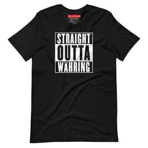 18., Waehring, Wien, „Straight Outta“, Modern Basic T-Shirt