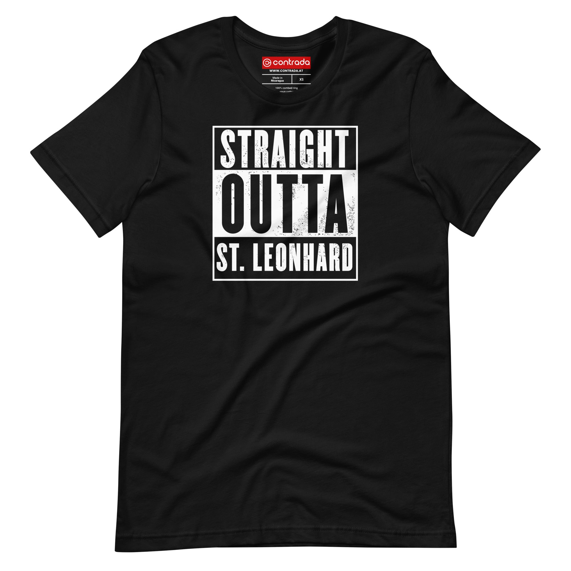 02., St-leonhard, Graz, „Straight Outta“, Modern Basic T-Shirt