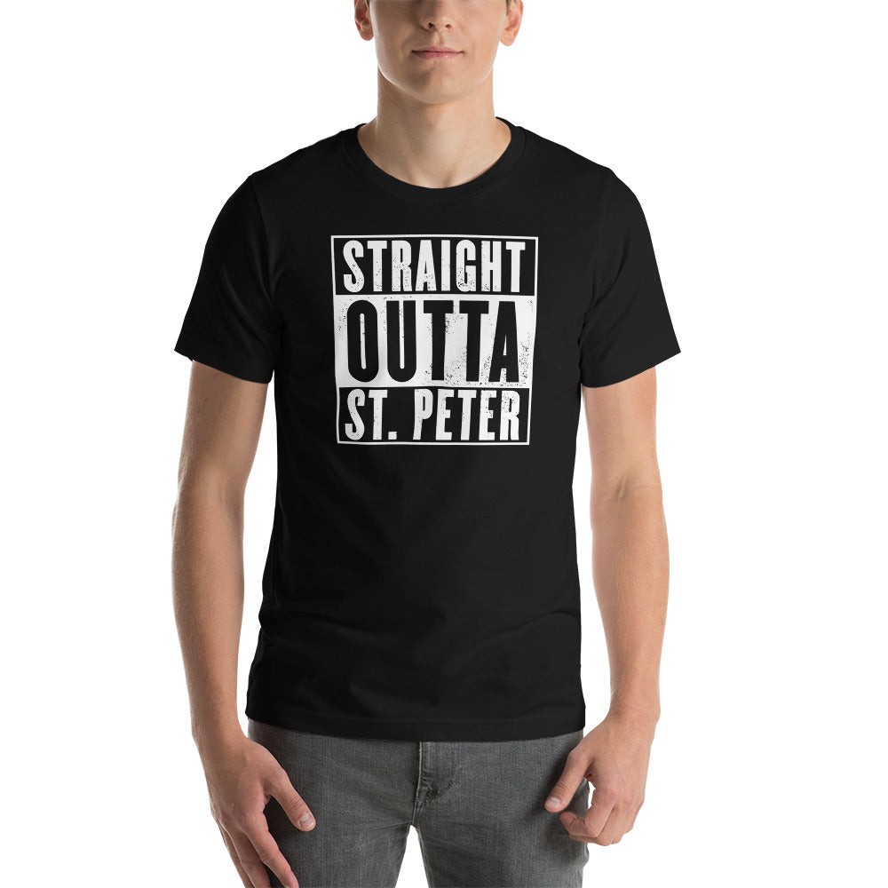 08., St-Petter, Graz, „Straight Outta“, Modern Basic T-Shirt