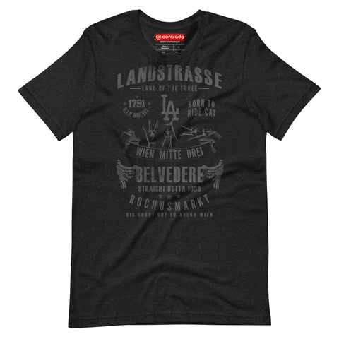 03.,Land Strasse, Wien, „Americana“, Modern Basic T-Shirt