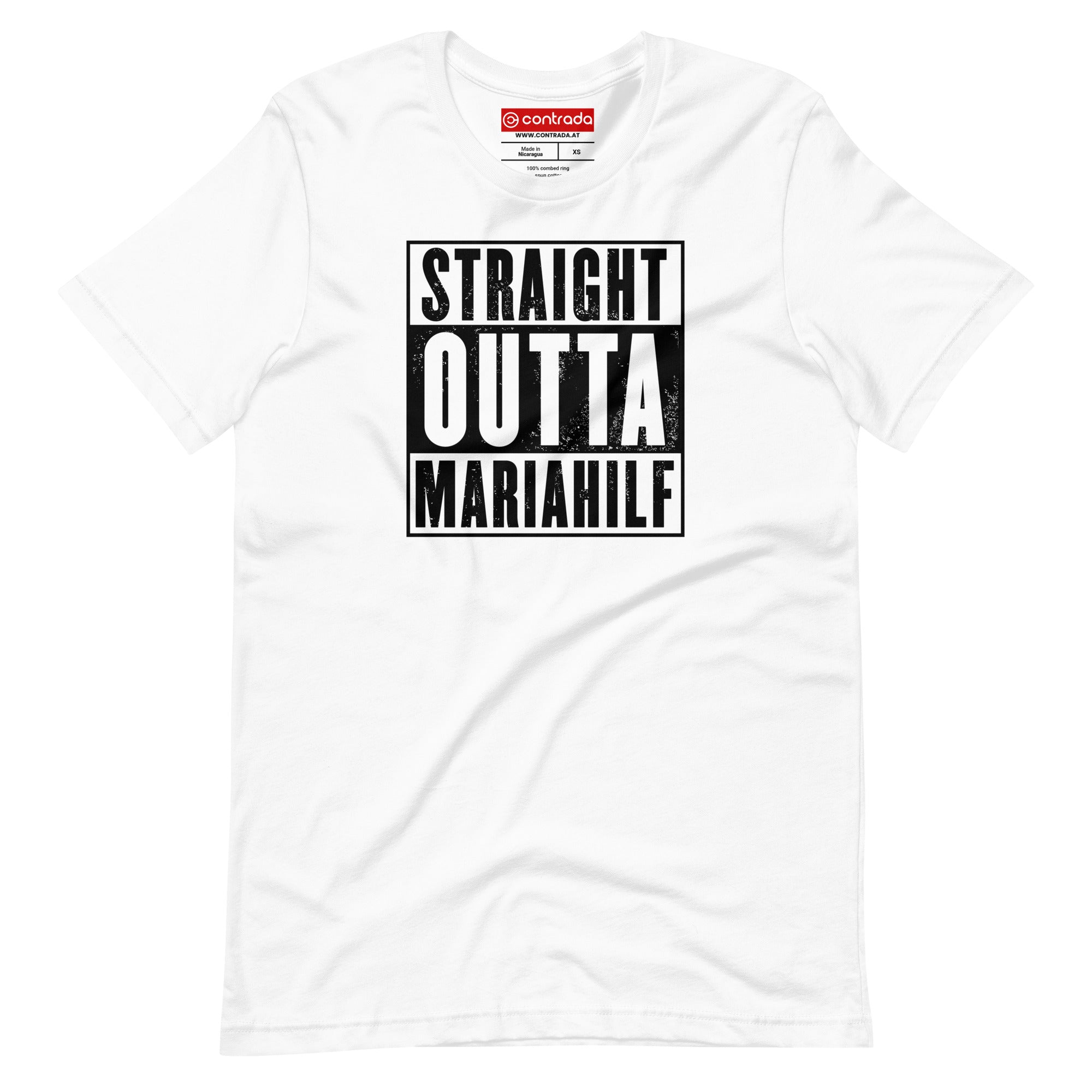 06., Mariahilf, Wien, „Straight Outta“, Modern Basic T-Shirt