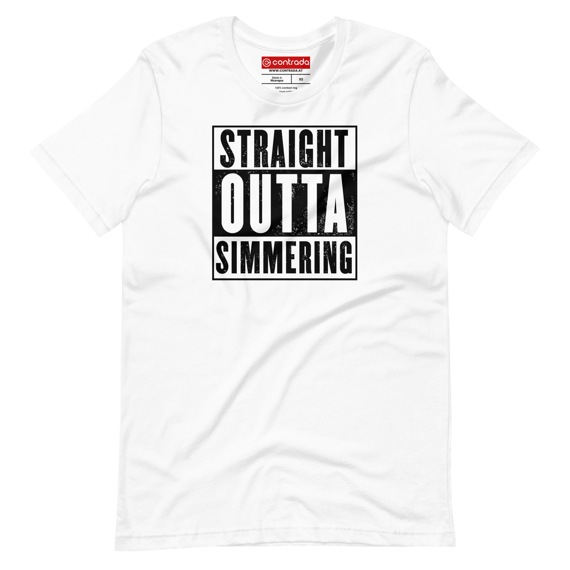 11., Simmering, Wien, „Straight Outta“, Modern Basic T-Shirt
