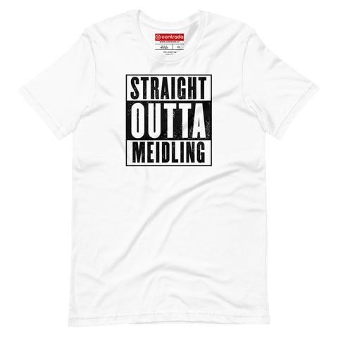 12., Meidling, Wien, „Straight Outta“, Modern Basic T-Shirt