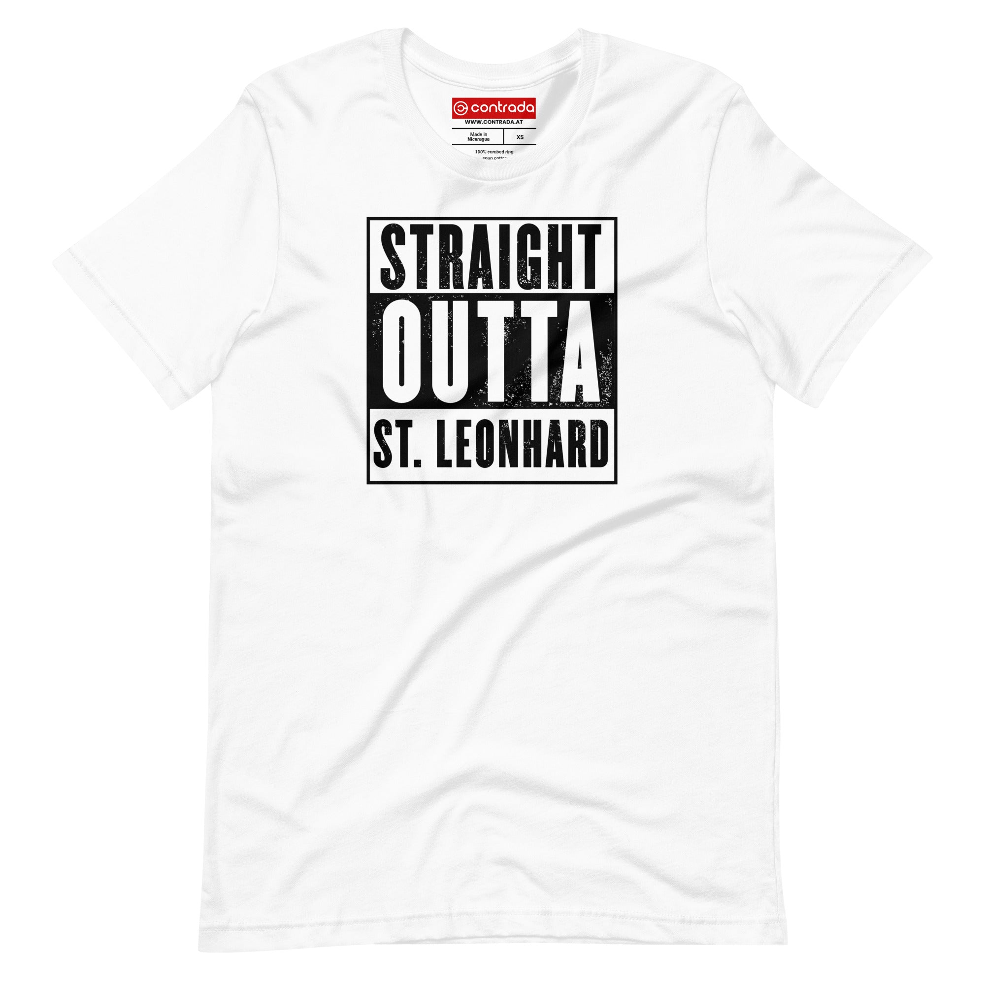 02., St-leonhard, Graz, „Straight Outta“, Modern Basic T-Shirt