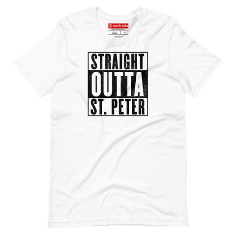 08., St-Petter, Graz, „Straight Outta“, Modern Basic T-Shirt