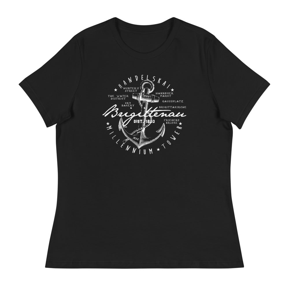 20., Brigittenau, Wien, „Americana“, Premium Lockeres Damen T-Shirt