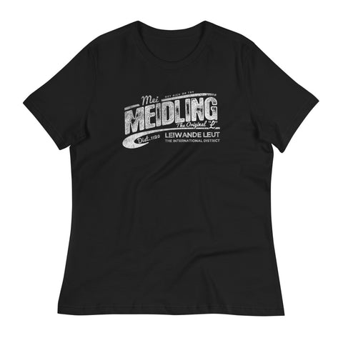 12., Meidling, Wien, „Americana“, Premium Lockeres Damen T-Shirt