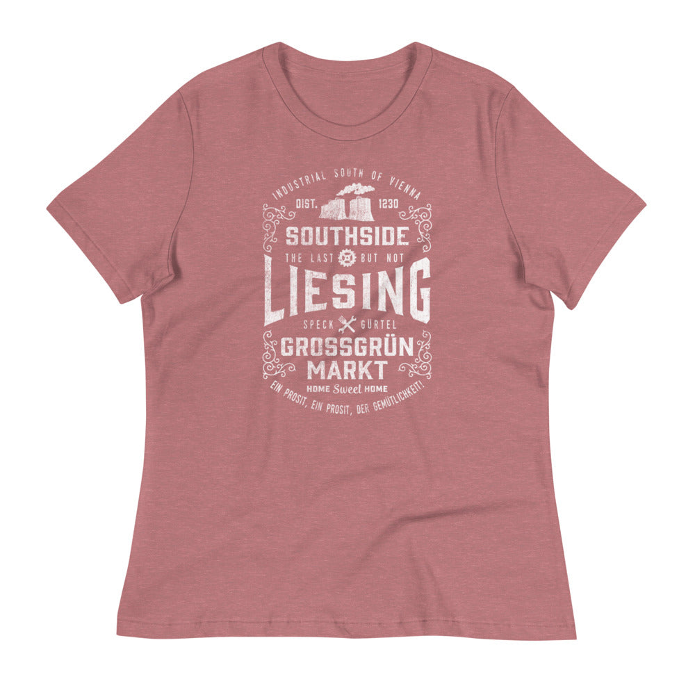 23., Liesing, Wien, „Americana“, Premium Lockeres Damen T-Shirt