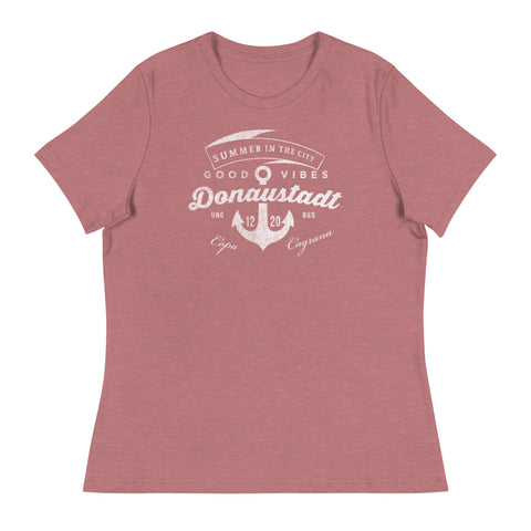 22., Donaustadt, Wien, „Americana“, Premium Lockeres Damen T-Shirt