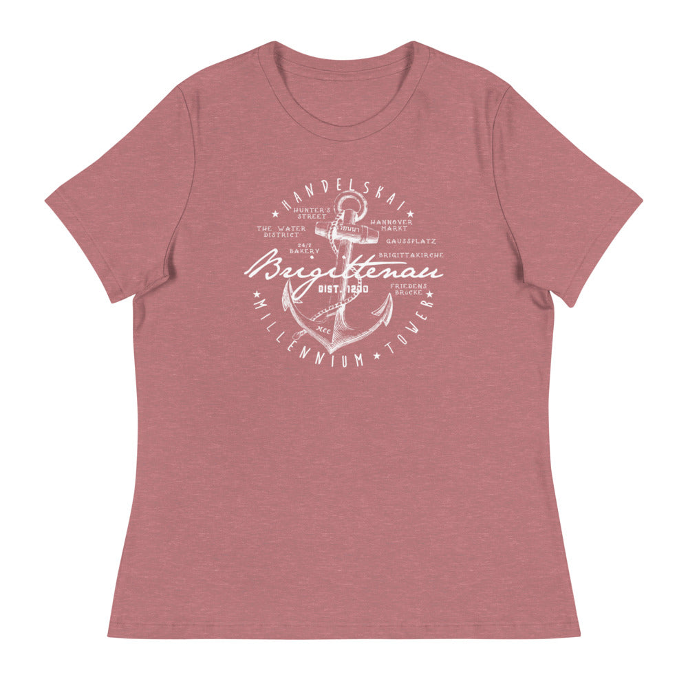 20., Brigittenau, Wien, „Americana“, Premium Lockeres Damen T-Shirt