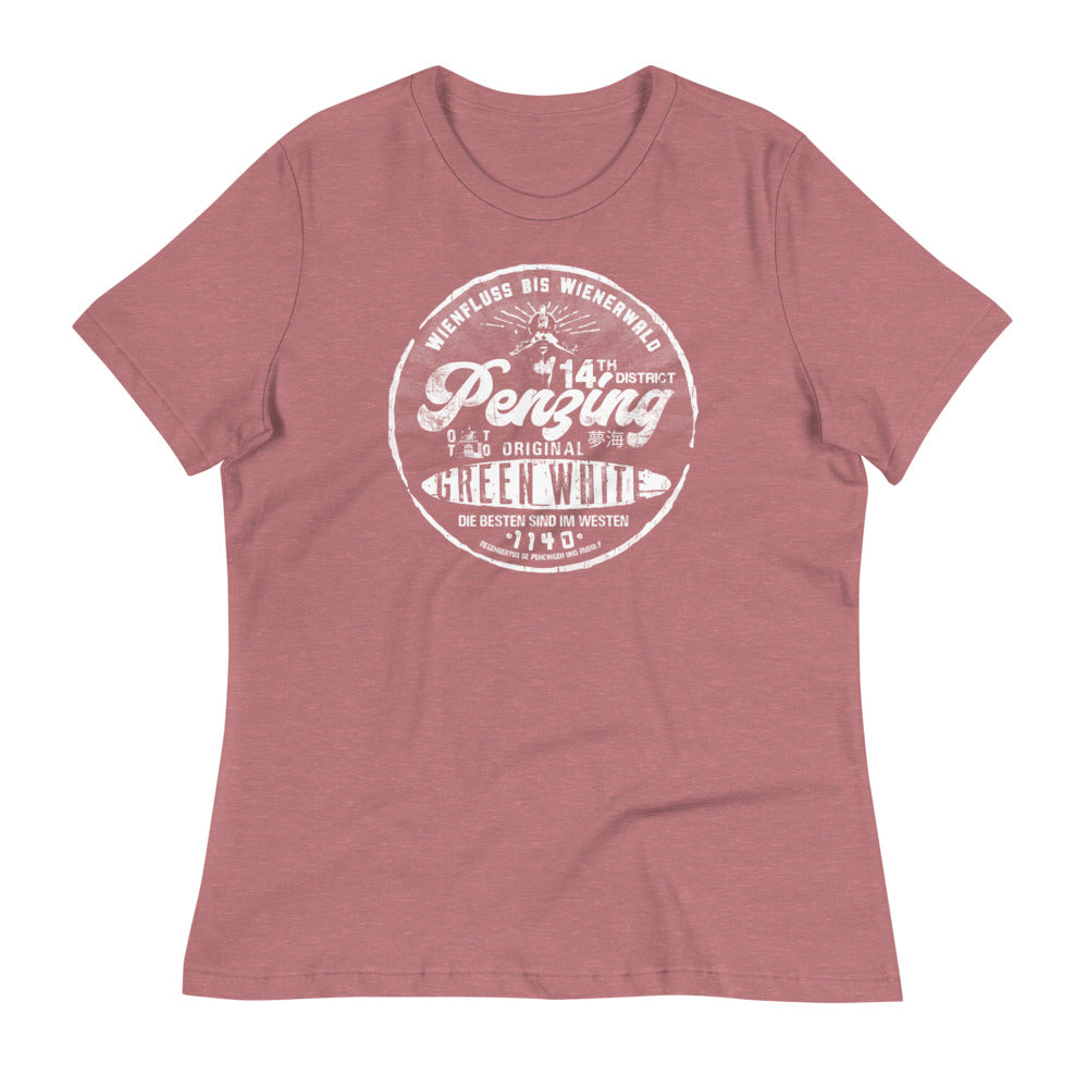 14., Penzing, Wien, „Americana“, Premium Lockeres Damen T-Shirt