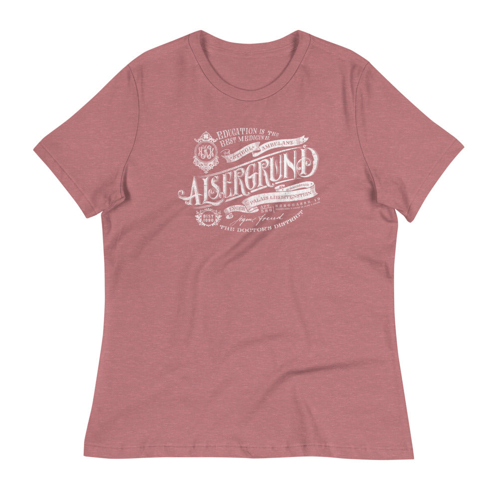 09., Alsergrund, Wien, „Americana“, Premium Lockeres Damen T-Shirt