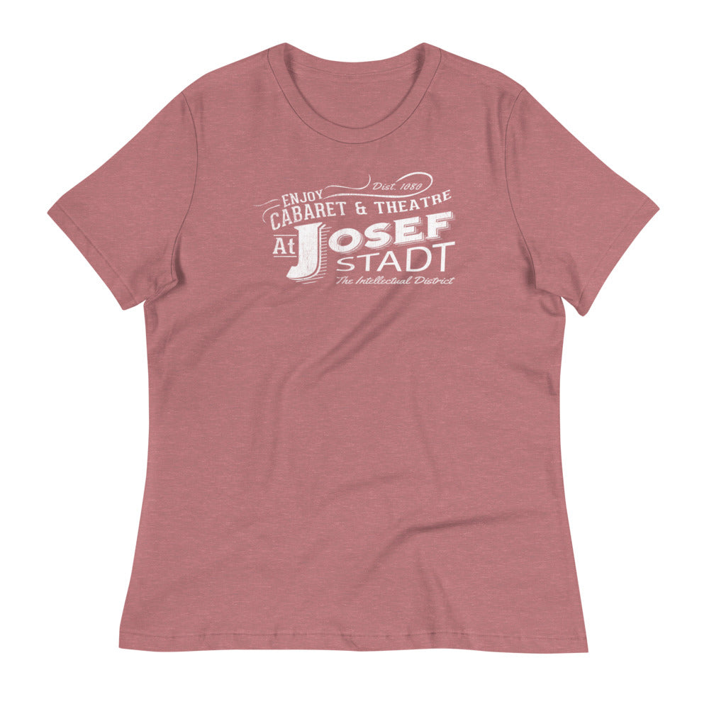 08., Josefstadt, Wien, „Americana“, Premium Lockeres, Damen T-Shirt